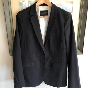 Banana Republic Long & Lean Black Blazer
